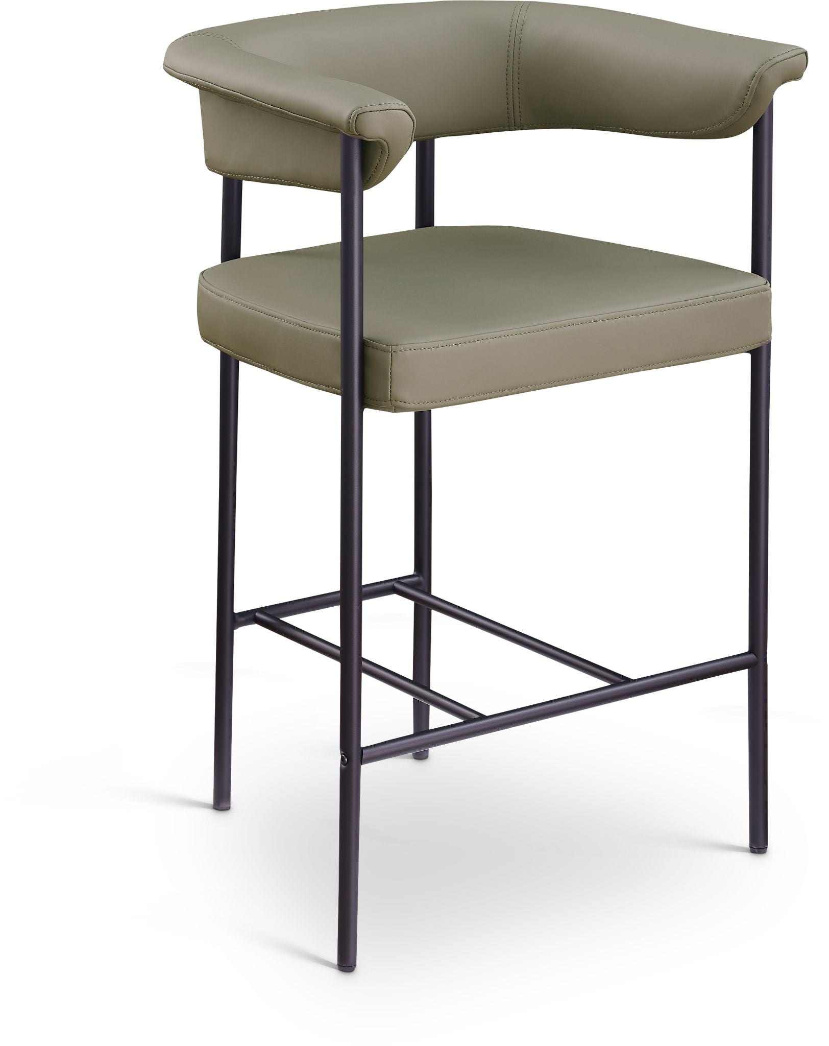 Malin - Faux Leather Counter Stool (Set of 2) - Urban Living Furniture (Los Angeles, CA)