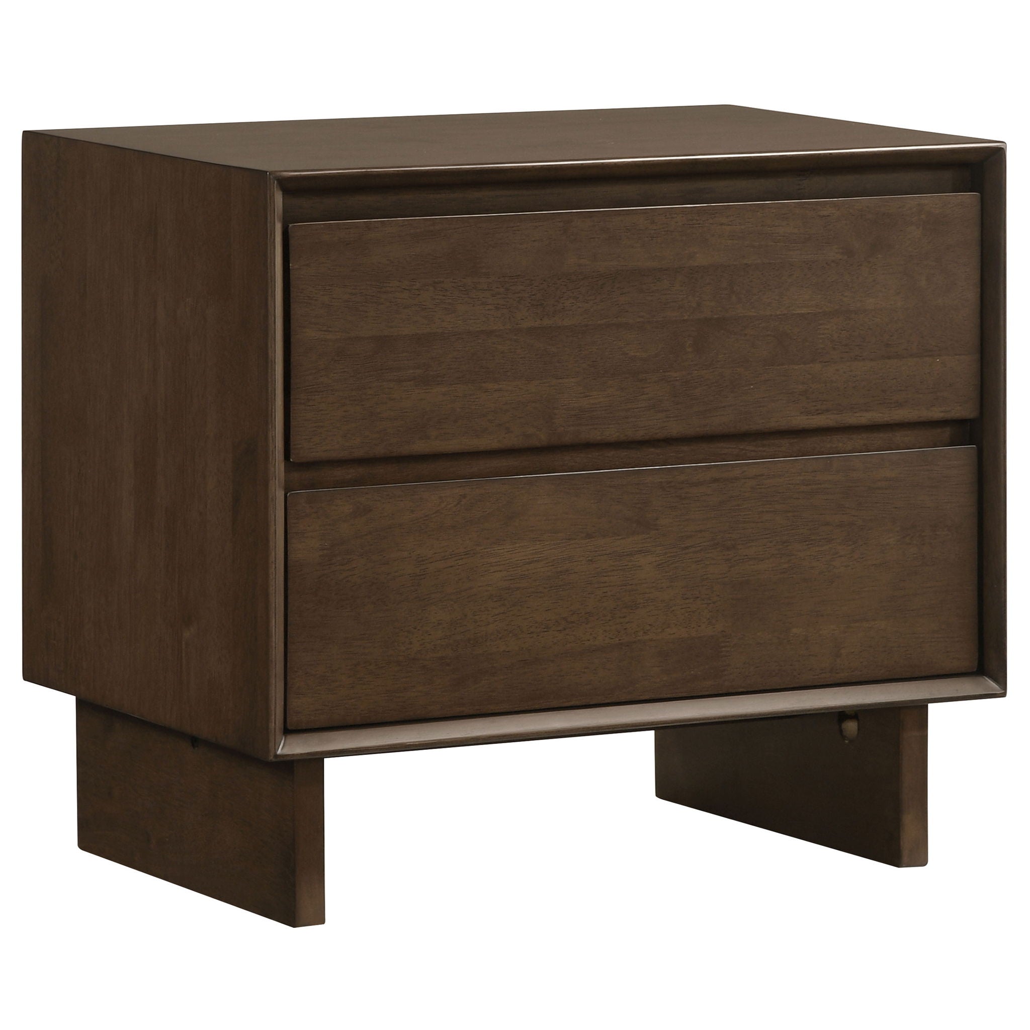 Glenwood - 2-Drawer Nightstand Bedside Table - Warm Brown - Urban Living Furniture (Los Angeles, CA)