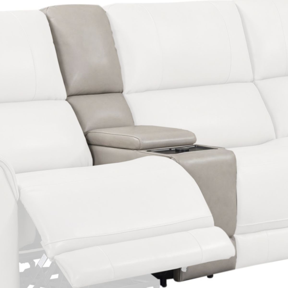 Easton - Entertainment Tilt Console With Wireless Charger - Steamboat Quartz - Urban Living Furniture (Los Angeles, CA)