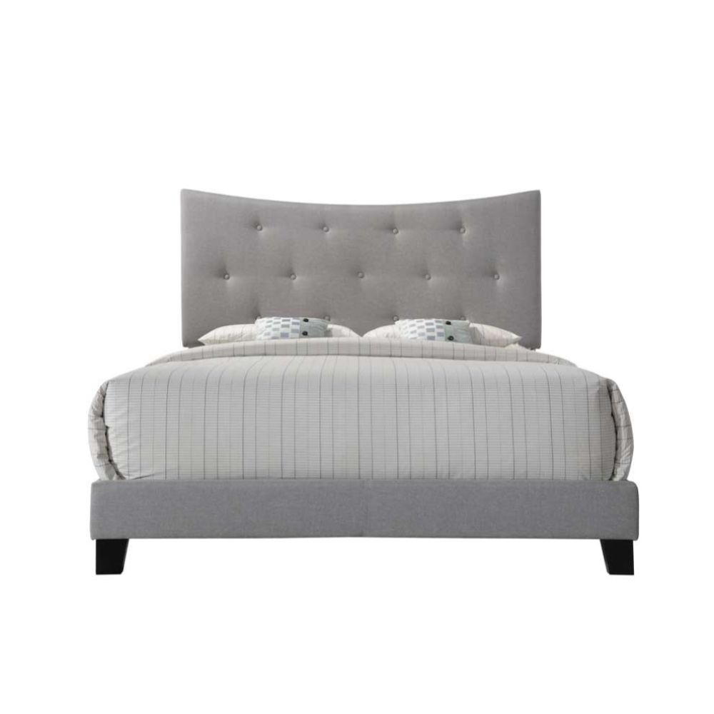 Venacha - Queen Bed - Gray Fabric - Urban Living Furniture (Los Angeles, CA)