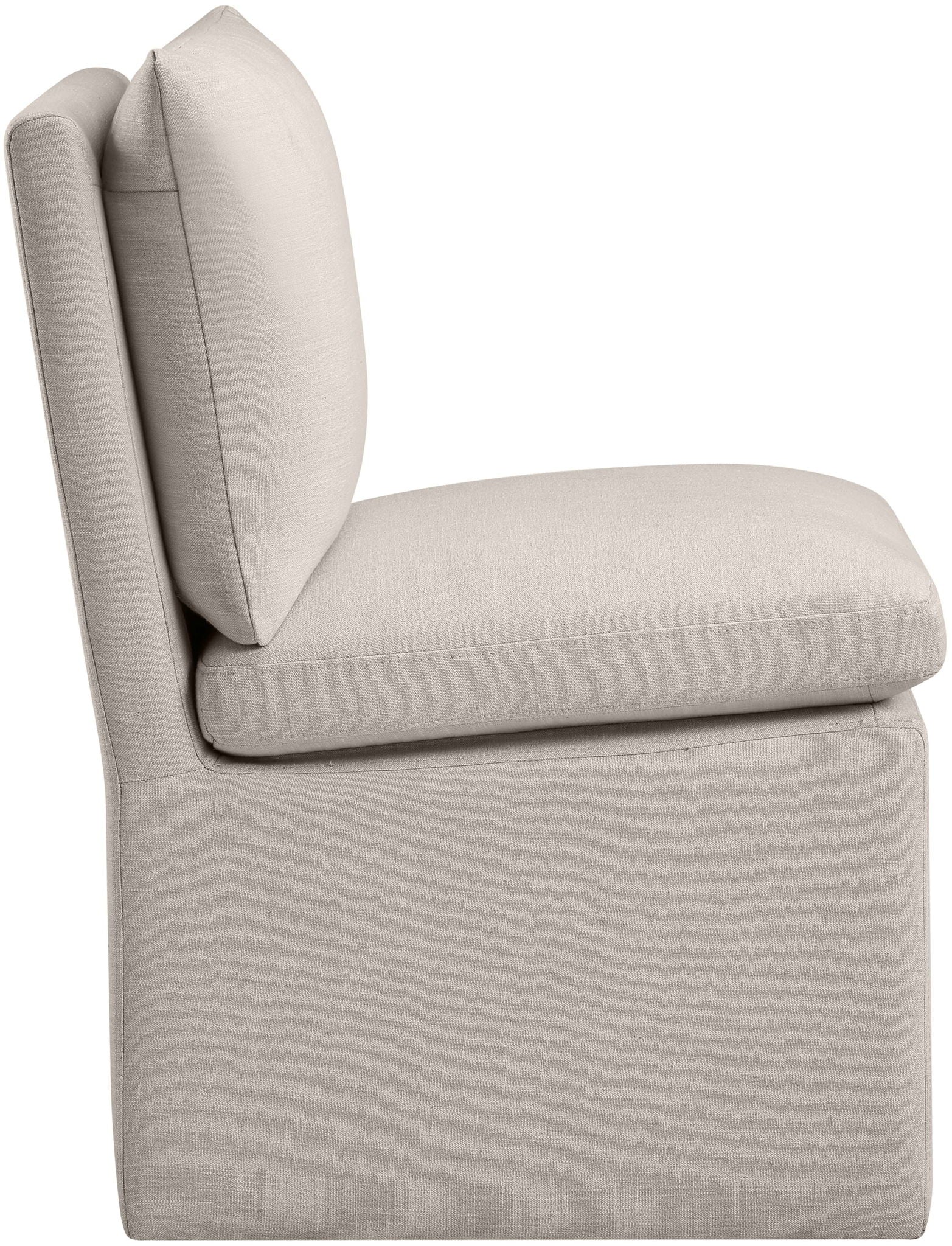Nelori - Linen Textured Performance Fabric Upholstered Dining Chair (Set of 2) - Urban Living Furniture (Los Angeles, CA)