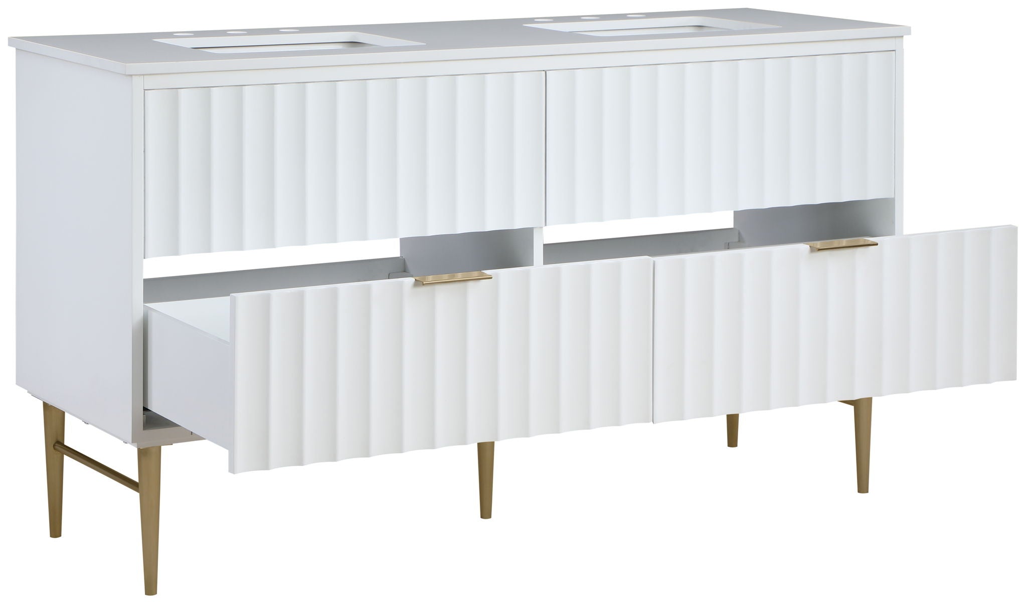 Modernist - Bathroom Vanity With Gold Legs - Urban Living Furniture (Los Angeles, CA)