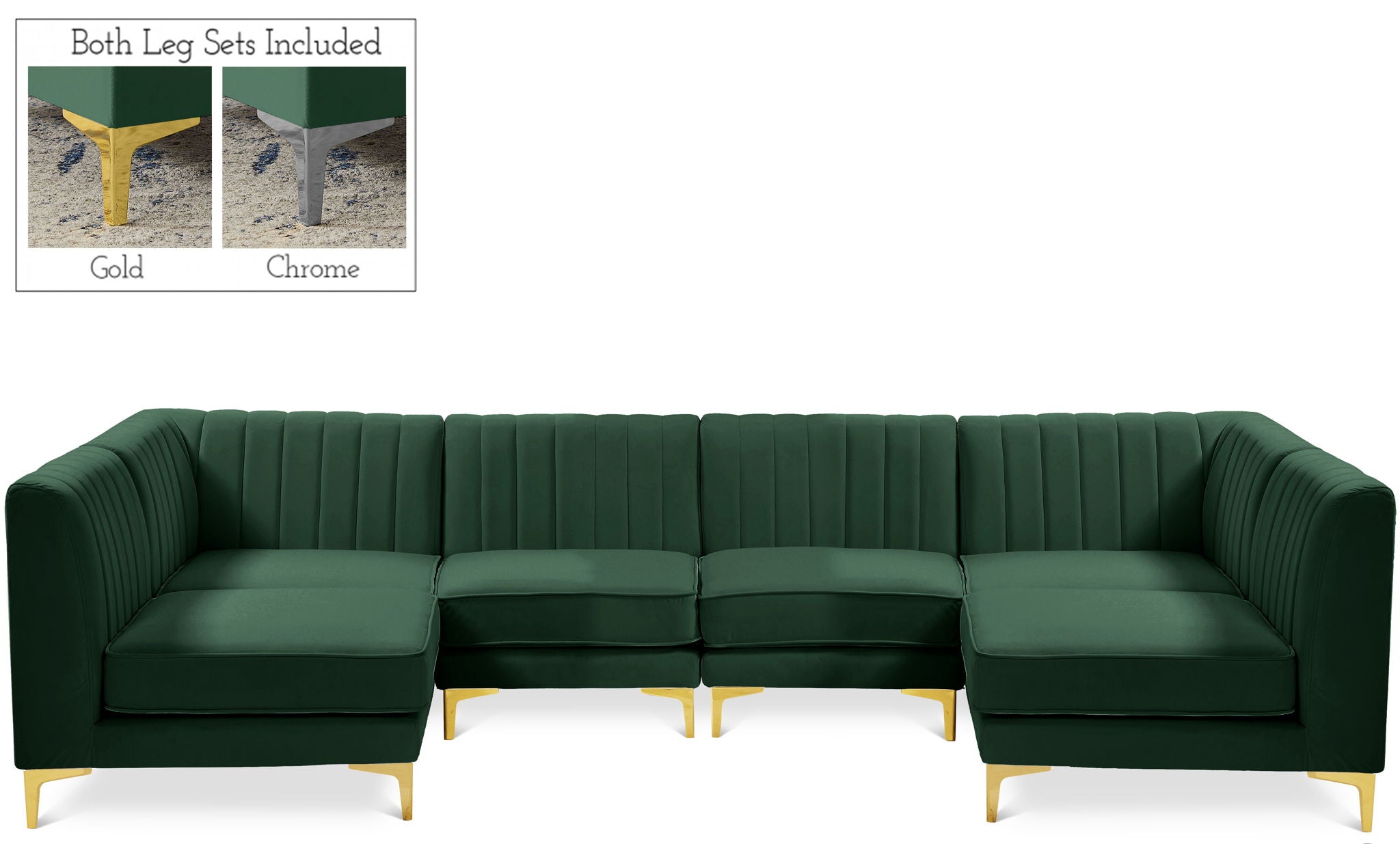 Alina - 6 Piece Modular U-Shaped Sectional - Urban Living Furniture (Los Angeles, CA)
