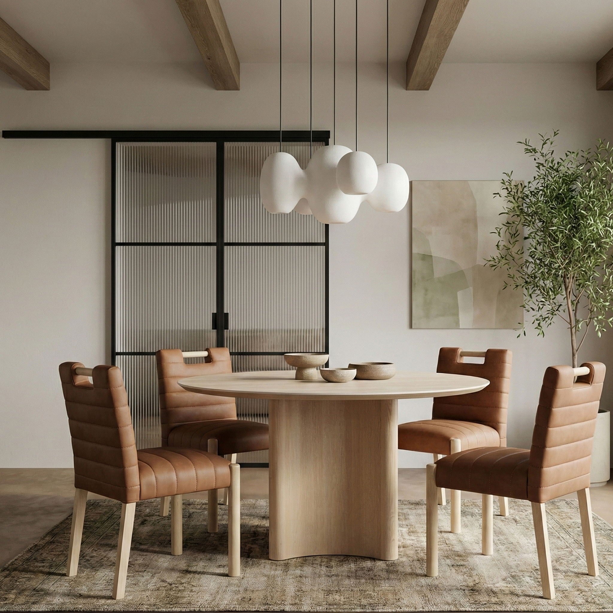 Aimee - Dining Side Chair (Set of 2) - Light Brown Legs - Urban Living Furniture (Los Angeles, CA)