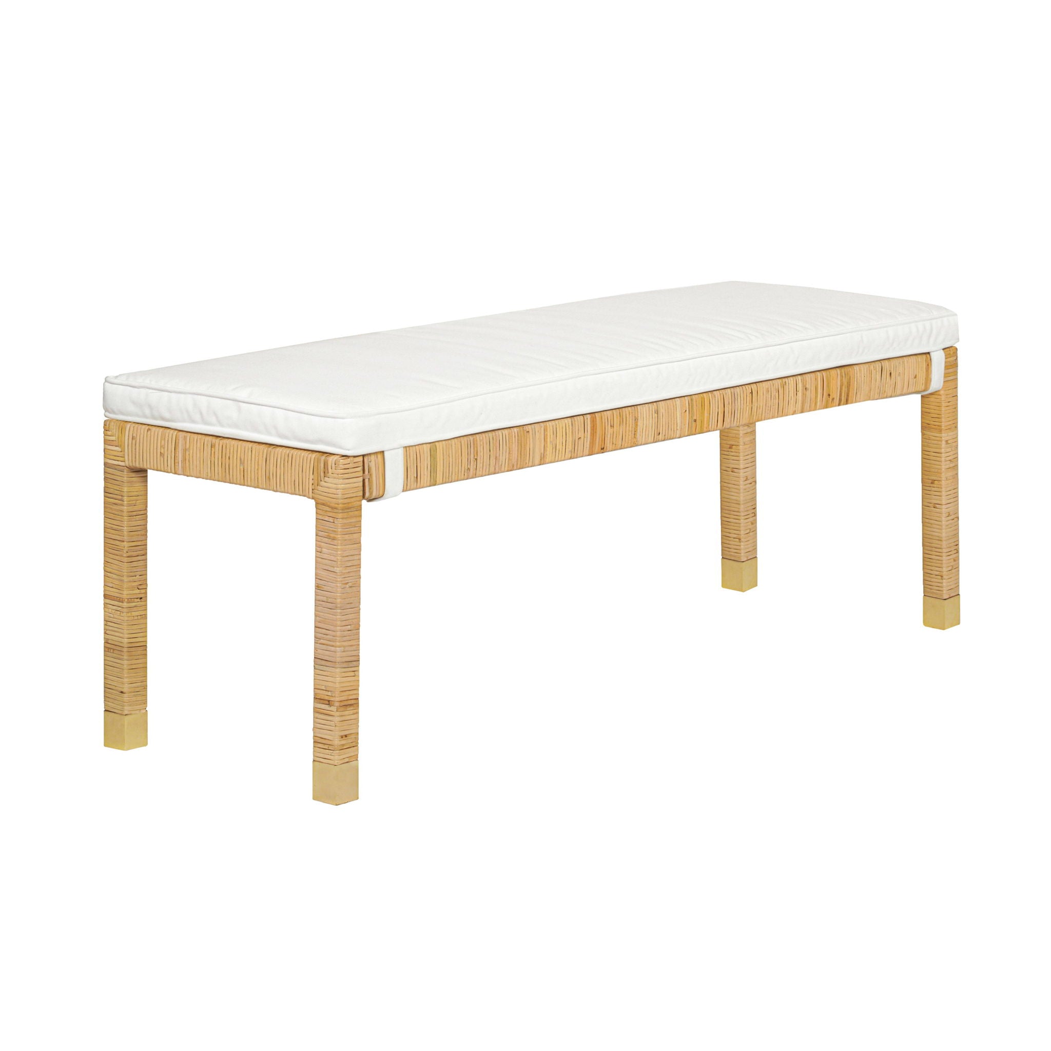 Amara - Woven Rattan Bench - Urban Living Furniture (Los Angeles, CA)