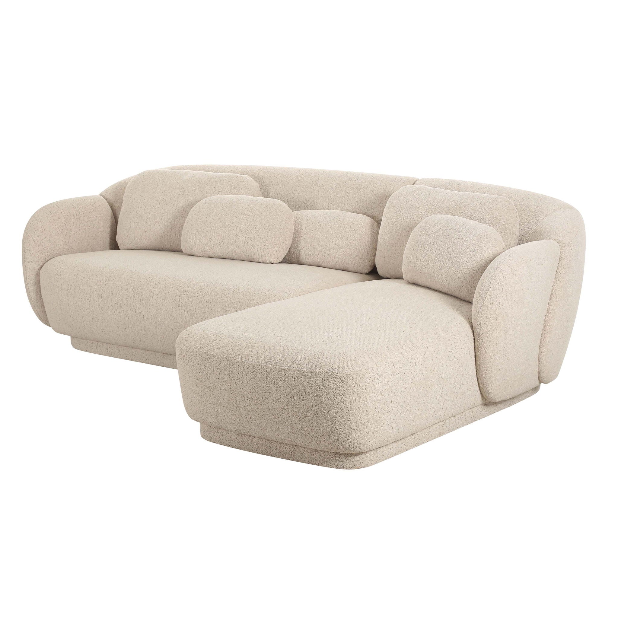 Misty - Boucle Sectional - Urban Living Furniture (Los Angeles, CA)