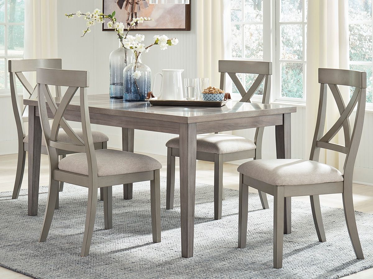Parellen - Gray - Rectangular Dining Room Table - Urban Living Furniture (Los Angeles, CA)