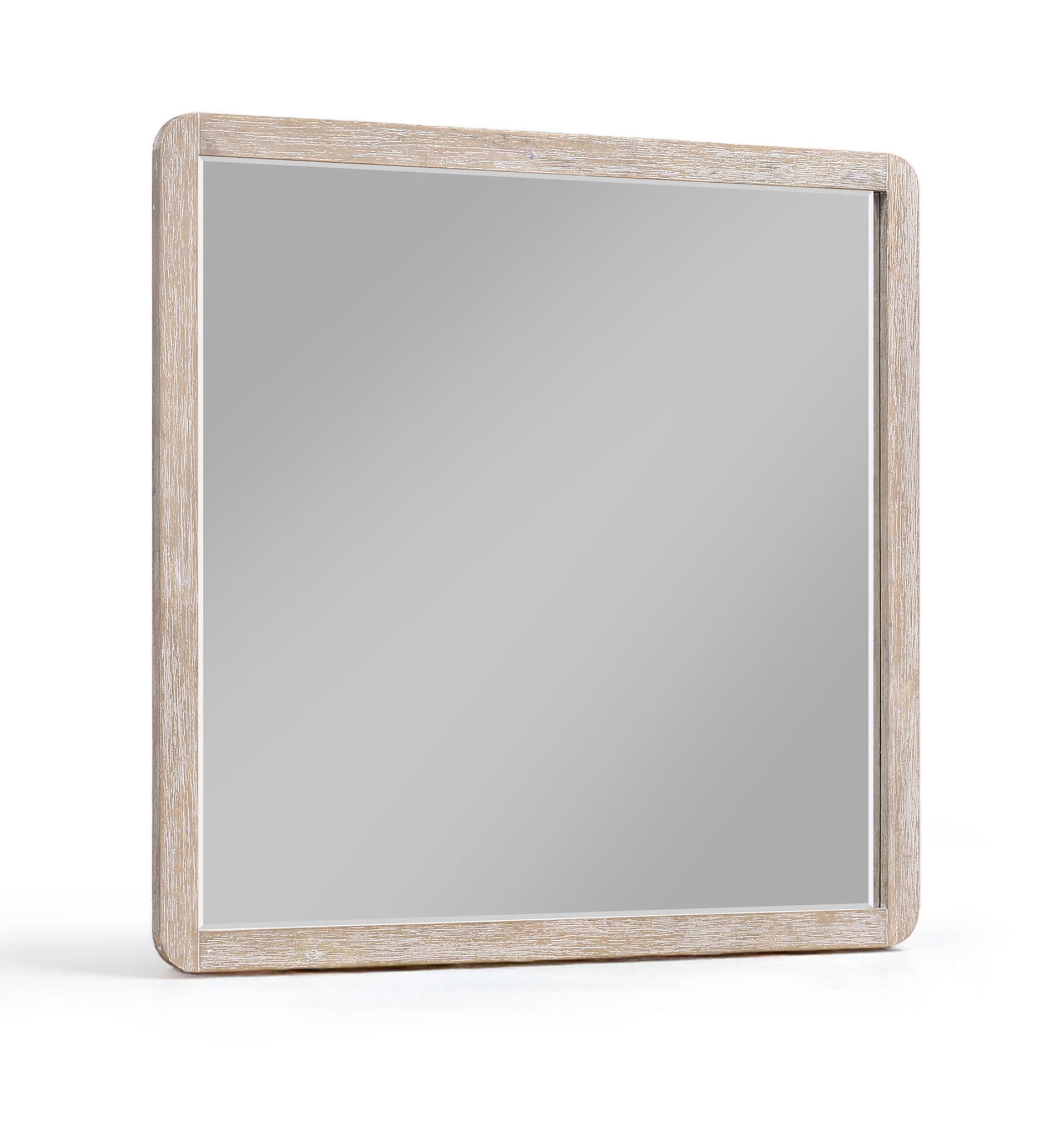 Adagio - Solid Wood And Oak Veneer Mirror - Natural
