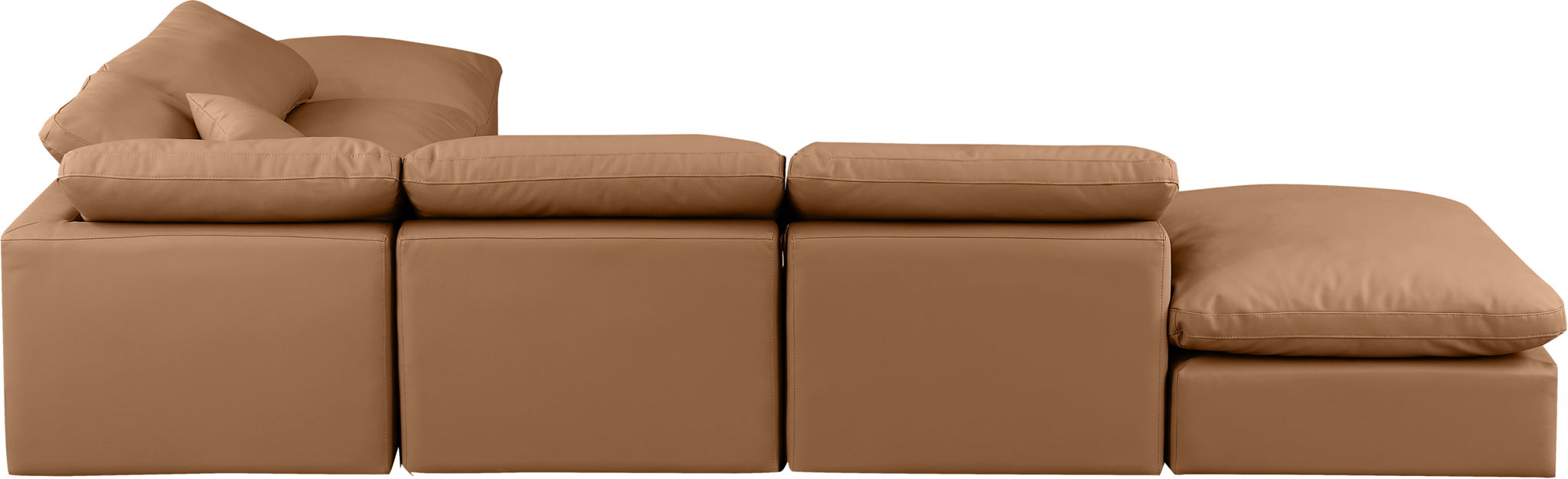 Indulge - Faux Leather 6 Piece Modular Armless Sectional - Urban Living Furniture (Los Angeles, CA)