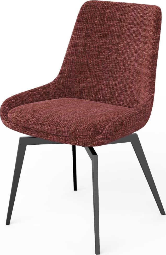 Ceo - 180 Degree Return Swivel Upholstered Dining Chair (Set of 2)