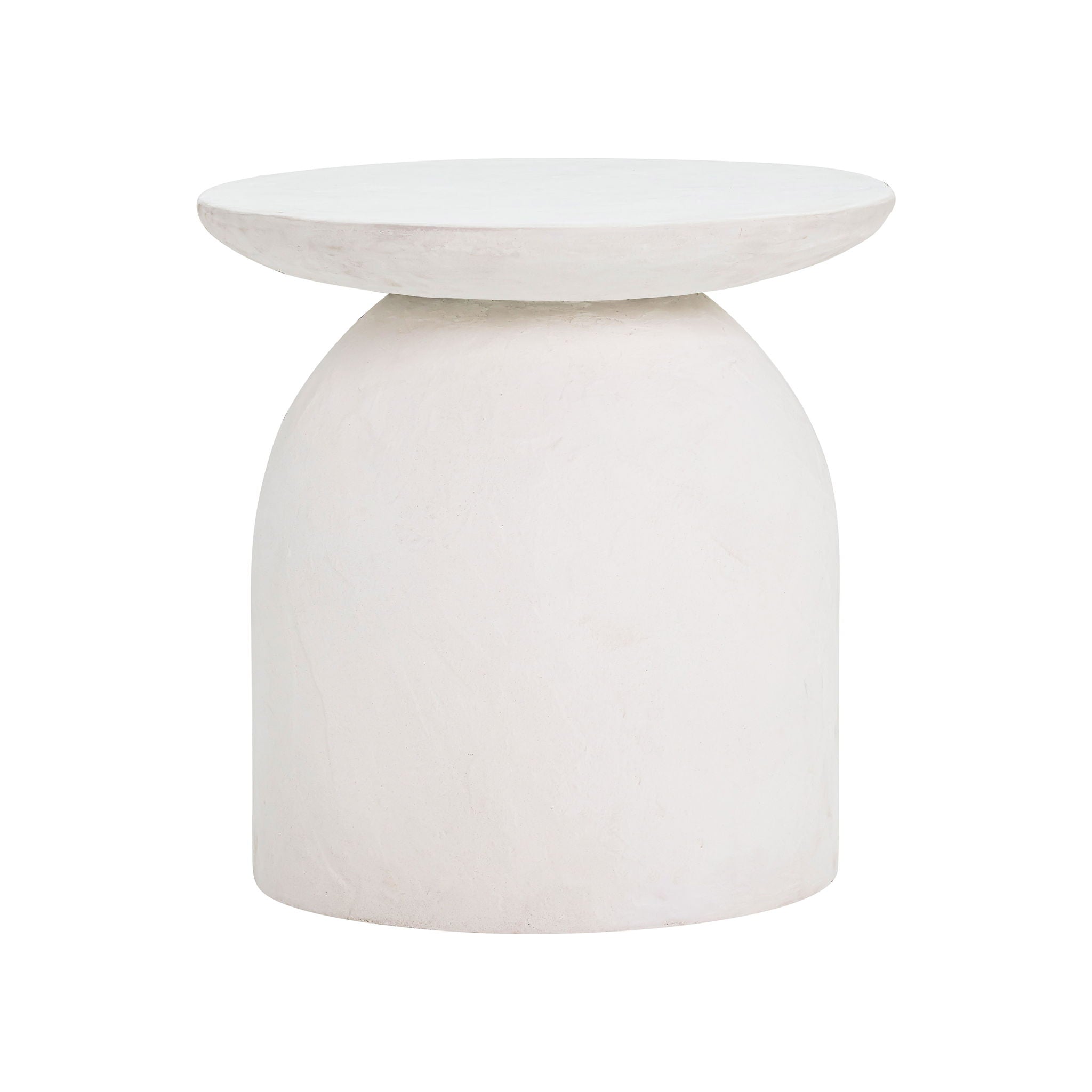Aloe - Concrete Side Table - White - Urban Living Furniture (Los Angeles, CA)
