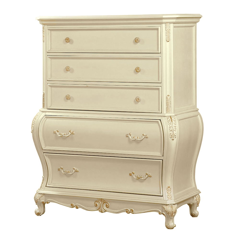 Chantelle - Chest - Pearl White Finish - Urban Living Furniture (Los Angeles, CA)
