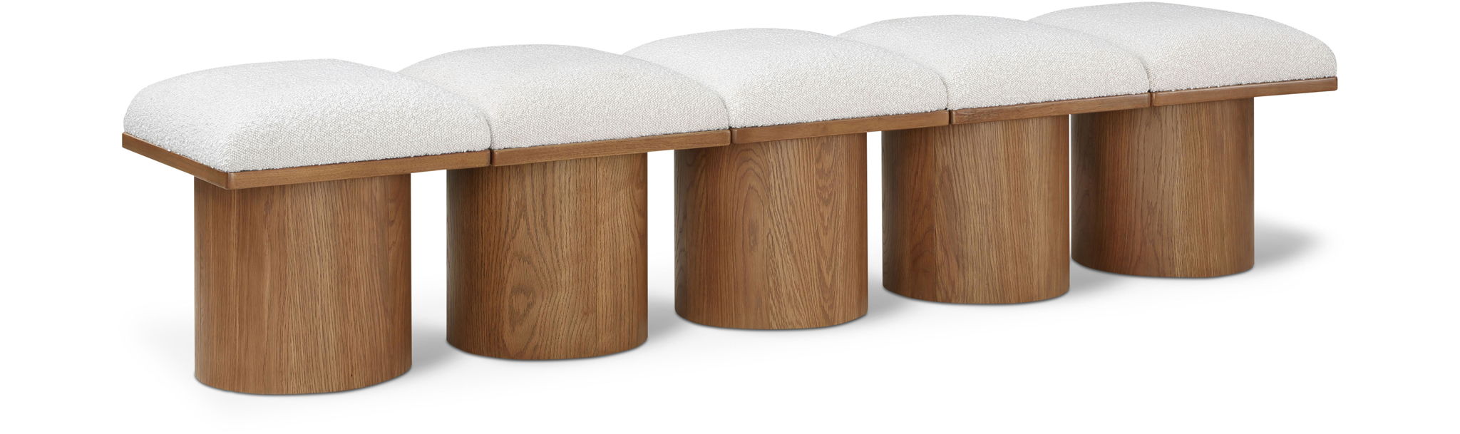 Pavilion - 5 Piece Modular Bench With Walnut Base - Urban Living Furniture (Los Angeles, CA)