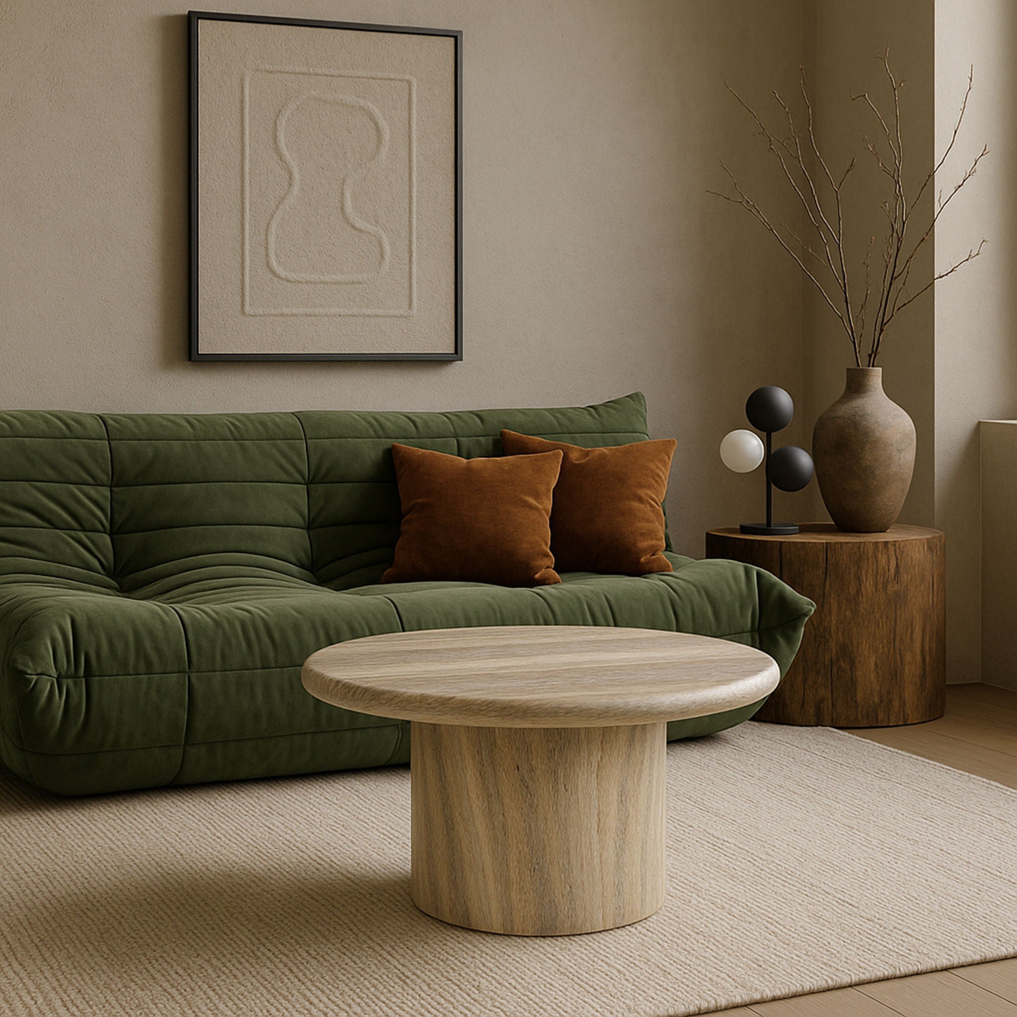 Emara - Concrete And Fiberglass Indoor / Outdoor Coffee Table - Urban Living Furniture (Los Angeles, CA)