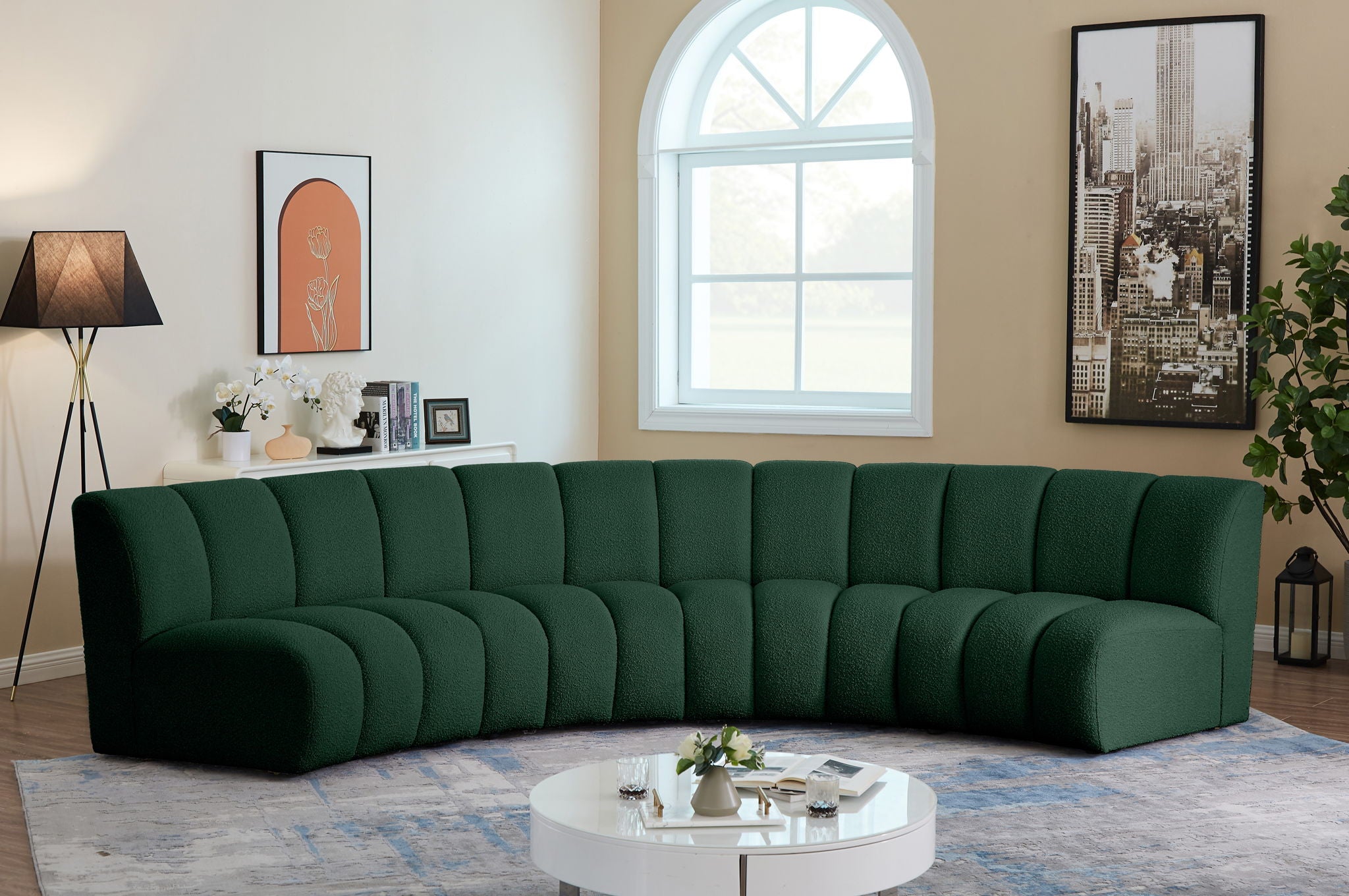 Infinity - 4 Piece Boucle Modular Sectional - Urban Living Furniture (Los Angeles, CA)