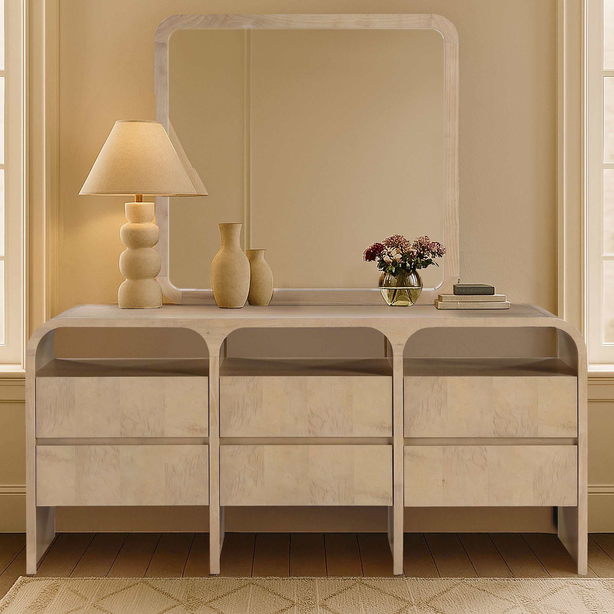 Giada - Solid Wood And Veneer Mirror - Urban Living Furniture (Los Angeles, CA)