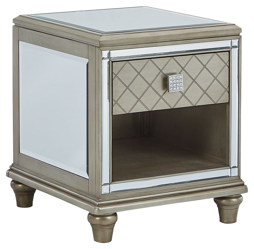 Chevanna - Platinum - Rectangular End Table - Urban Living Furniture (Los Angeles, CA)