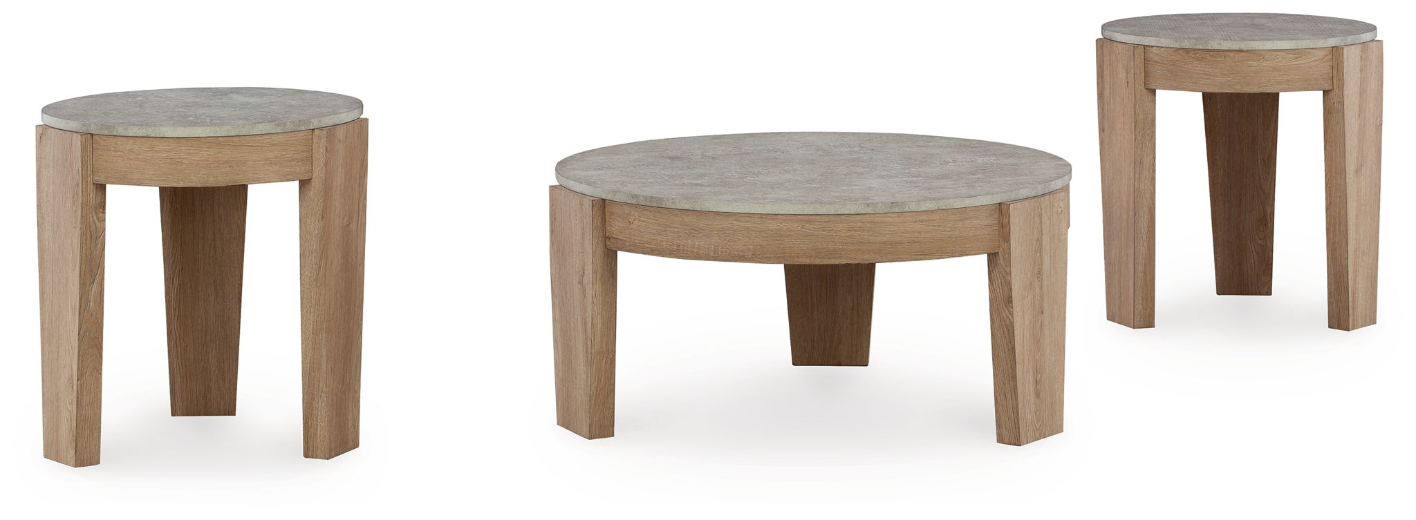 Guystone - Light Brown - Occasional Table Set (Set of 3) - Urban Living Furniture (Los Angeles, CA)