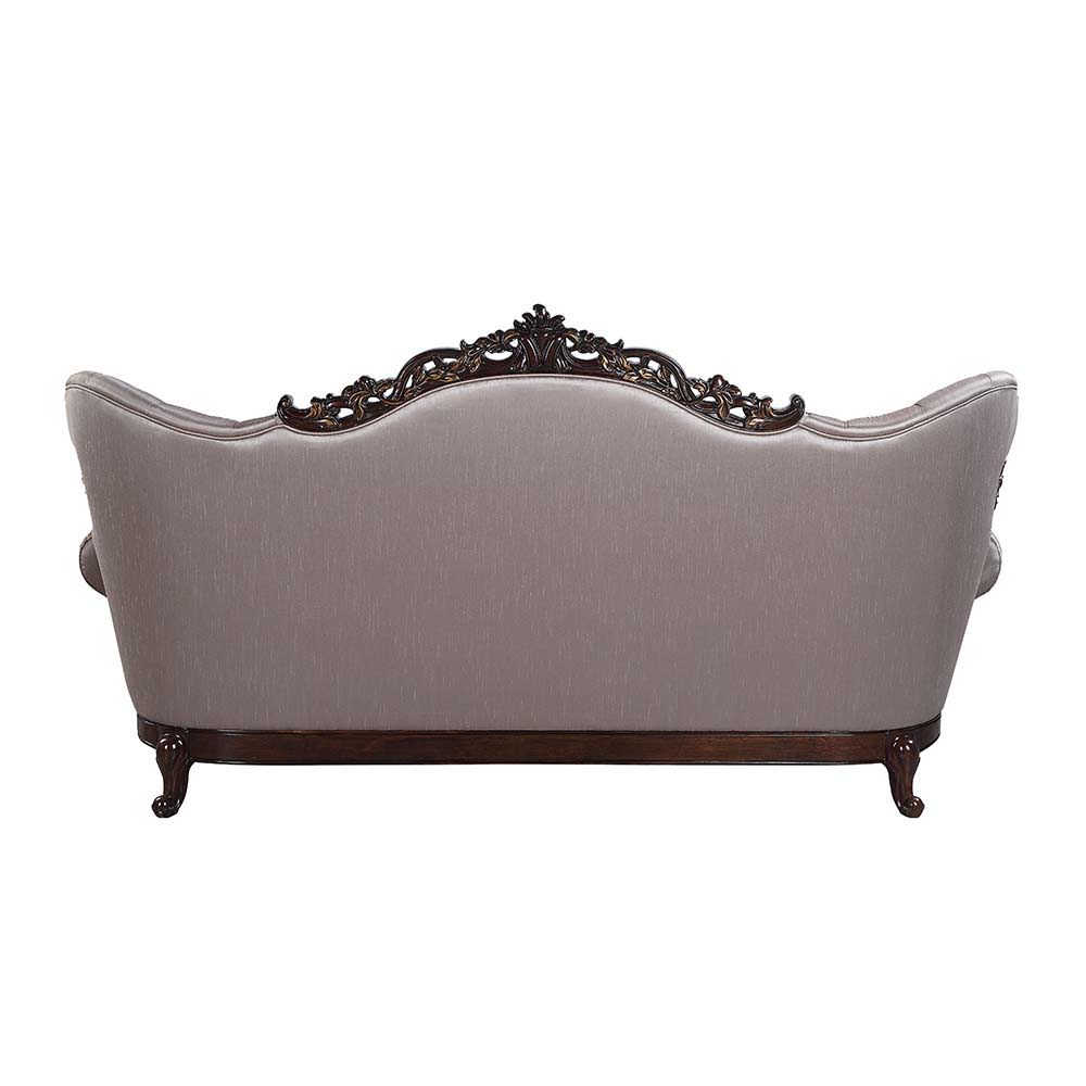 Benbek - Sofa With 5 Pillows - Fabric & Antique Oak - Urban Living Furniture (Los Angeles, CA)