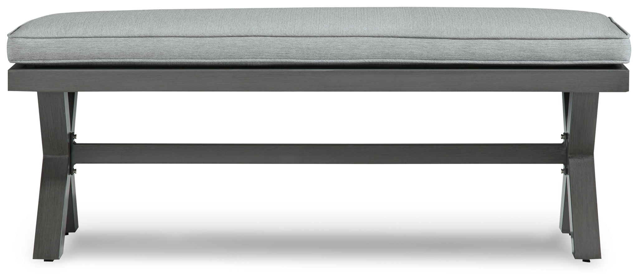 Elite Park - Gray - Bench With Cushion - Urban Living Furniture (Los Angeles, CA)
