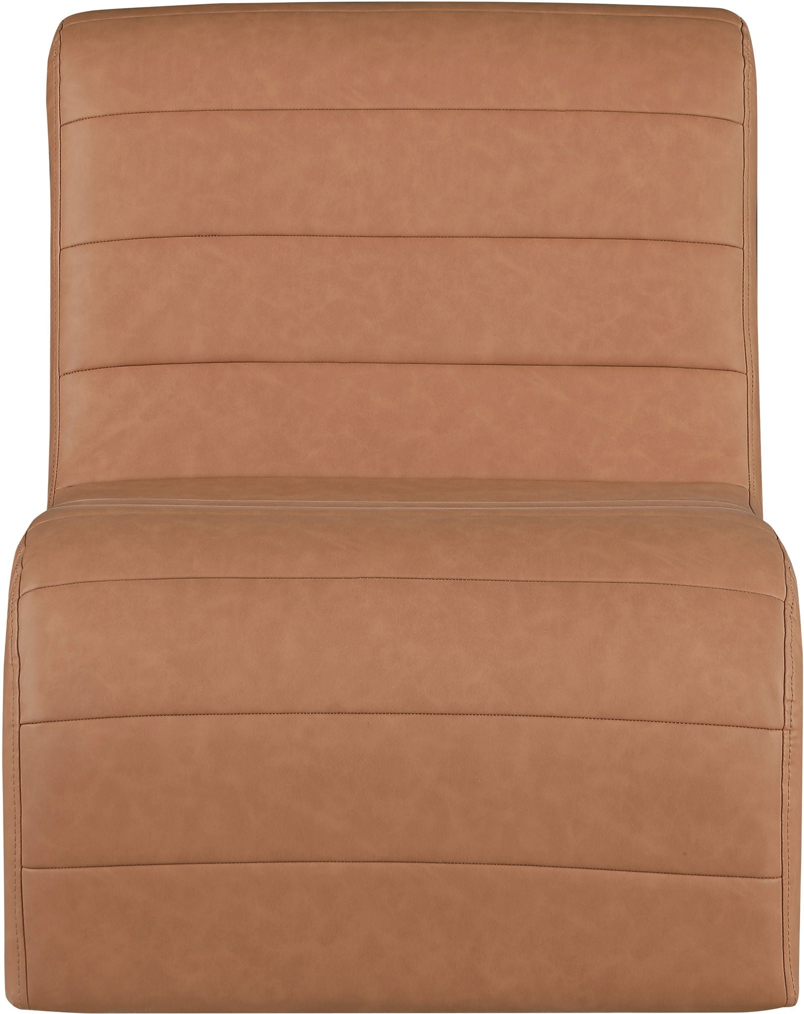 Ivy - Faux Leather Accent Chair - Cognac - Urban Living Furniture (Los Angeles, CA)