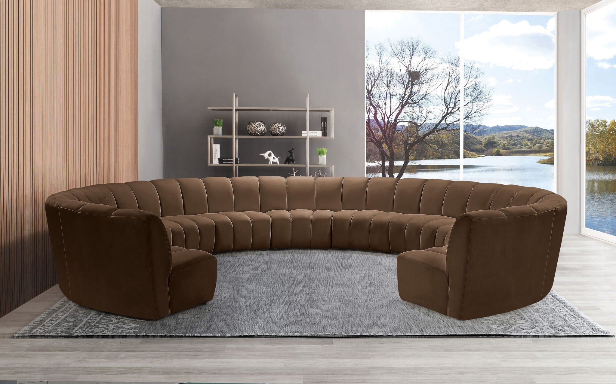 Infinity - 11 Piece Velvet Modular Sectional - Urban Living Furniture (Los Angeles, CA)