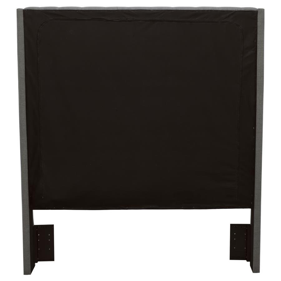 Camille - Upholstered Eastern King Panel Headboard - Gray - Urban Living Furniture (Los Angeles, CA)