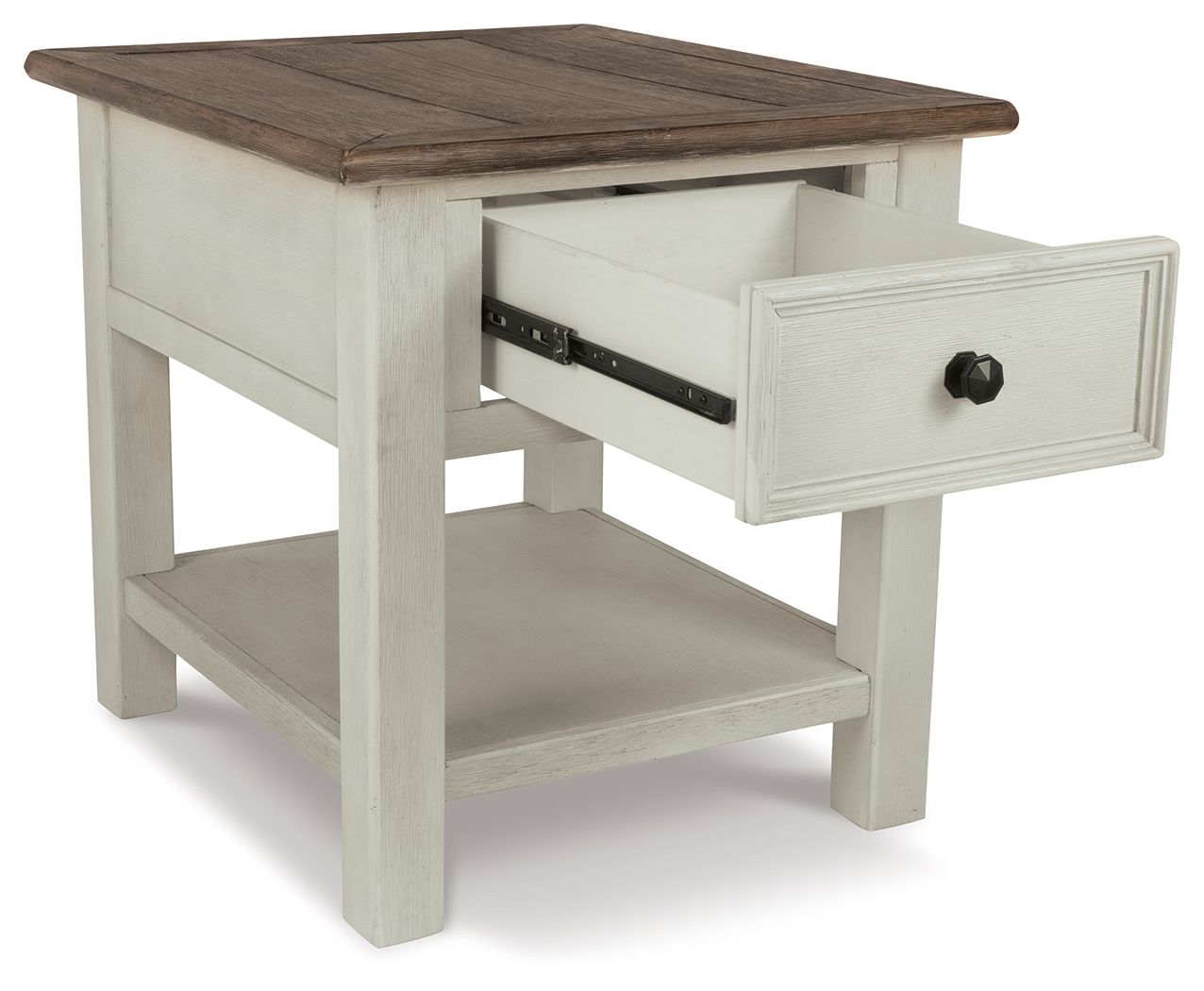 Bolanburg - White / Brown / Beige - Rectangular End Table - Urban Living Furniture (Los Angeles, CA)