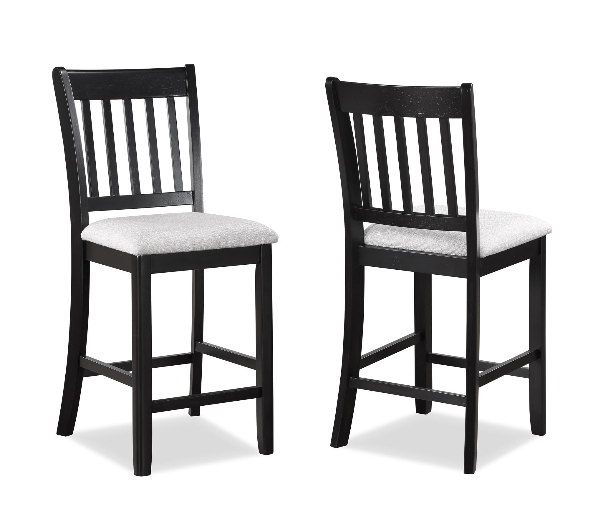 Salvador - 5 Piece Counter Height Set - Charcoal / White - Urban Living Furniture (Los Angeles, CA)