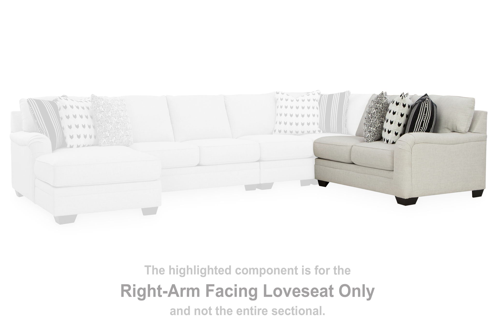 Huntsworth - Dove Gray - Raf Loveseat - Urban Living Furniture (Los Angeles, CA)