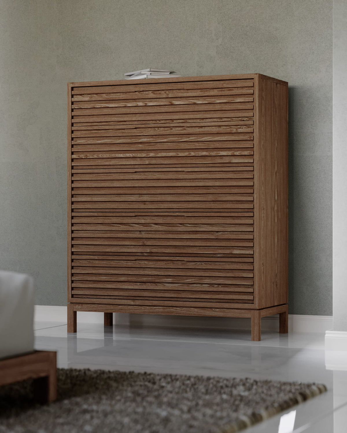 Tanner - Five Drawer Ash Wood Chest