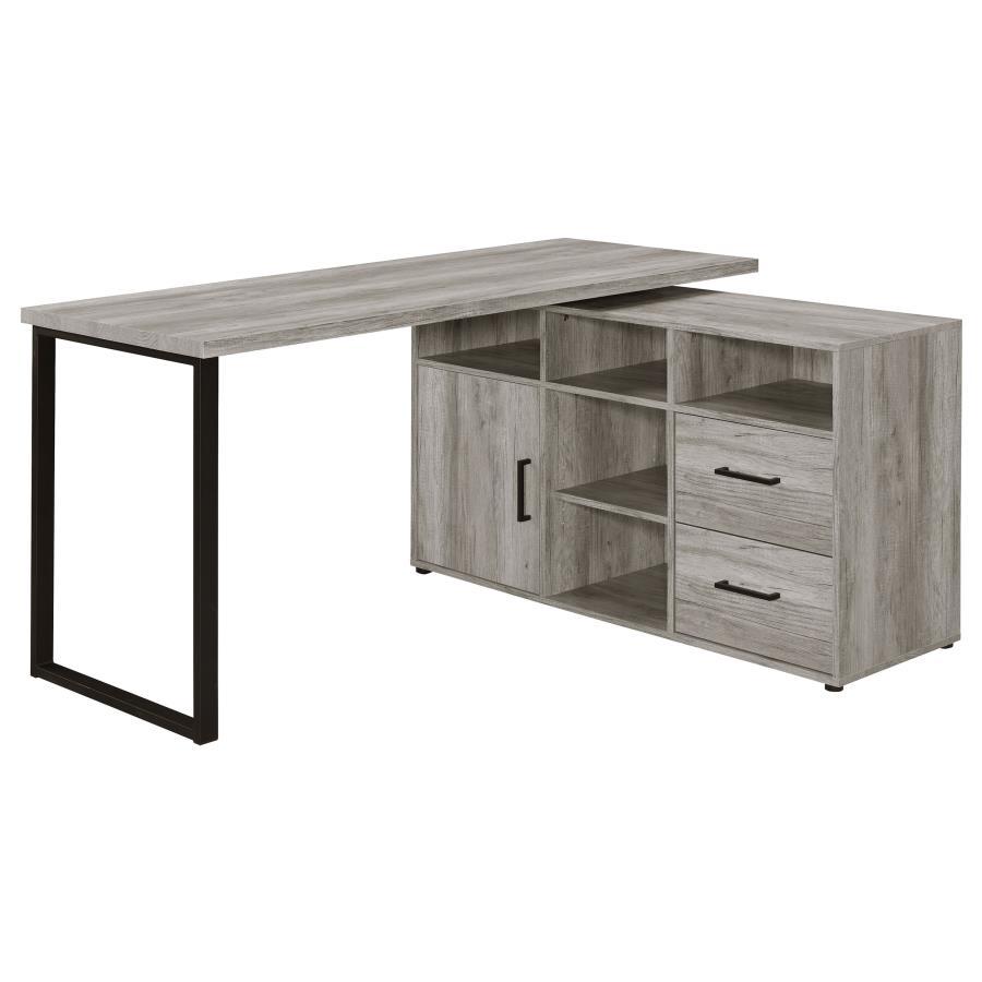 Hertford - L-Shape Office Desk with Storage - Urban Living Furniture (Los Angeles, CA)