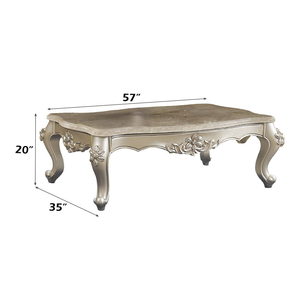 Bently - Coffee Table - Marble Top & Champagne - Urban Living Furniture (Los Angeles, CA)