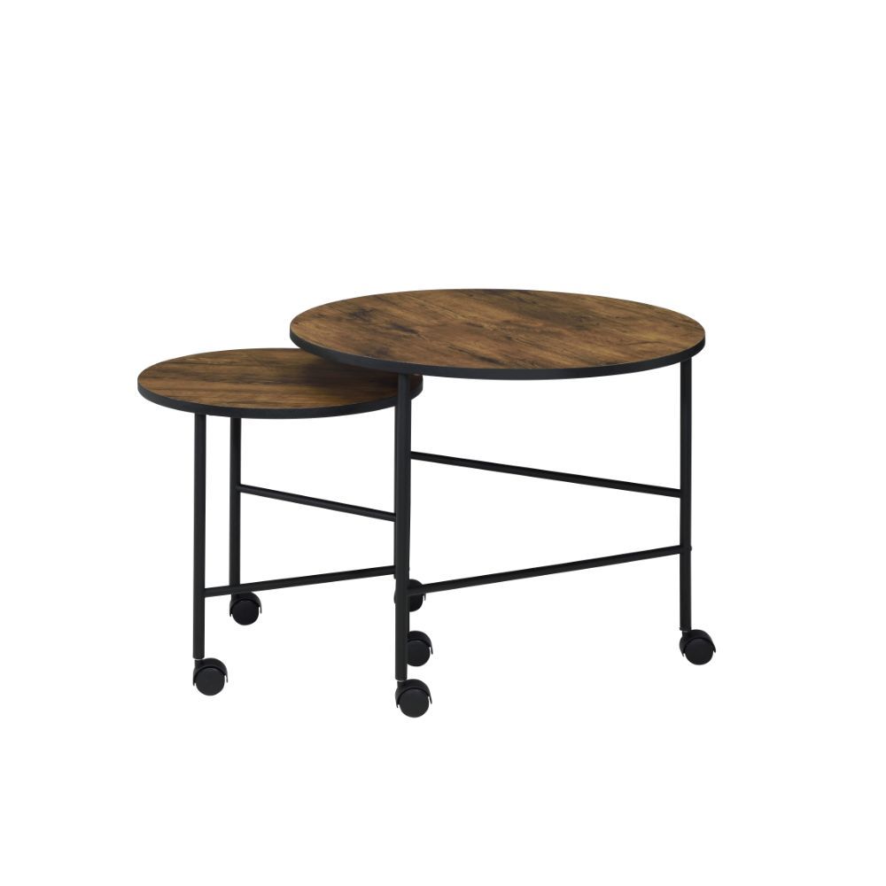 Oblis - Nesting Table Set - Vintage Oak - Urban Living Furniture (Los Angeles, CA)