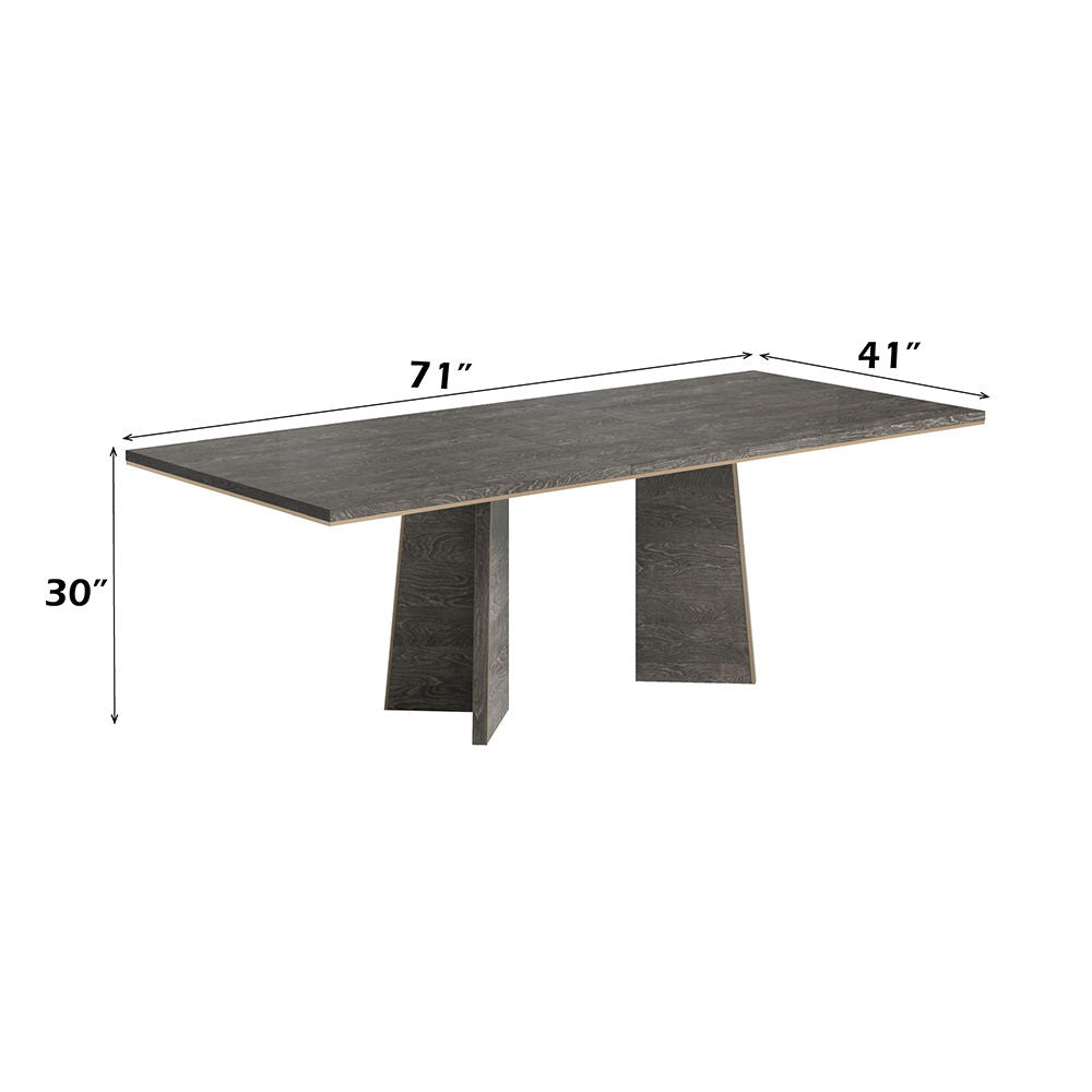 Venezia - Dining Table - Gray - Urban Living Furniture (Los Angeles, CA)