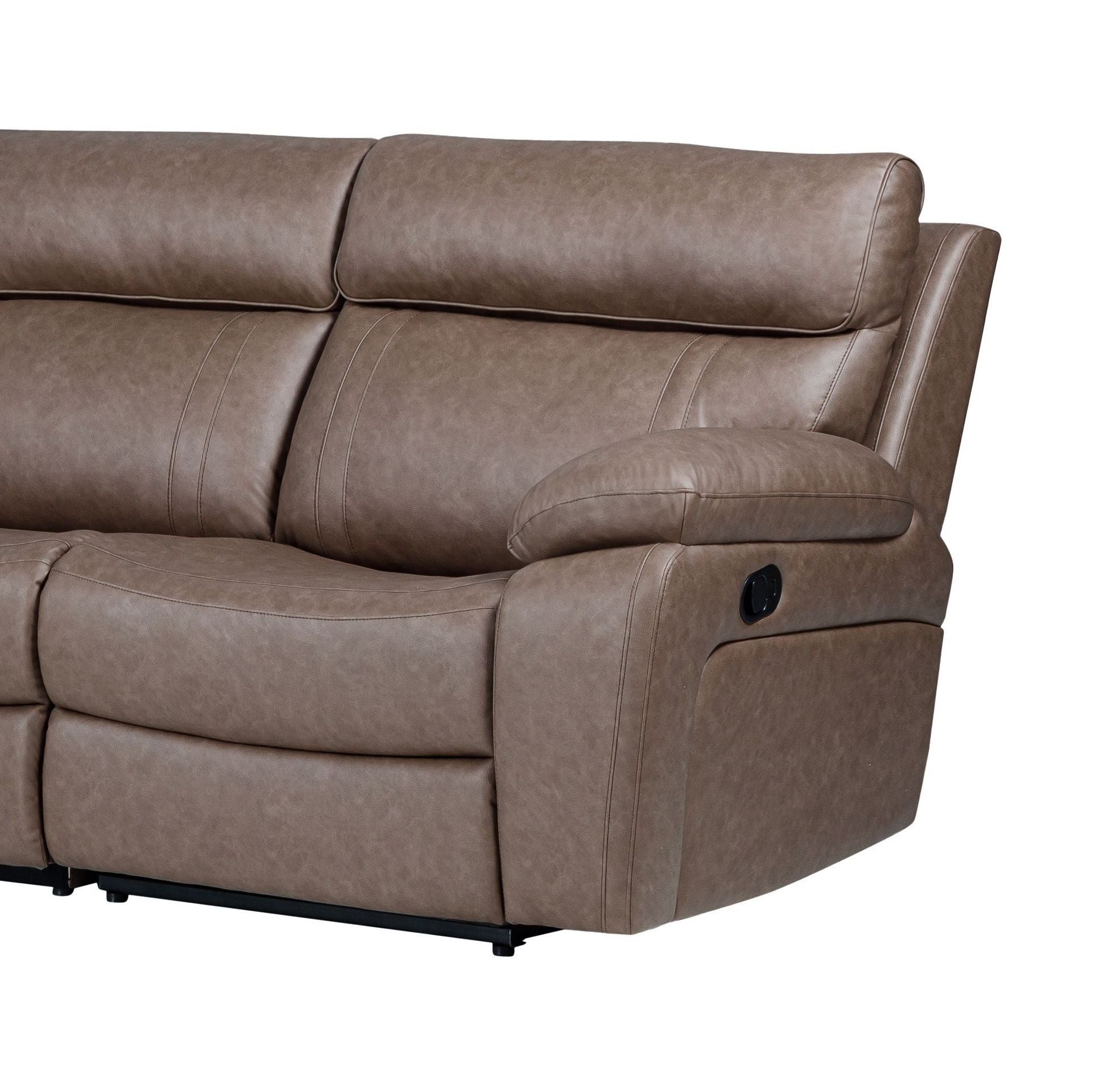 Theon - Right Arm Facing Recliner - Stokes Toffee - Urban Living Furniture (Los Angeles, CA)