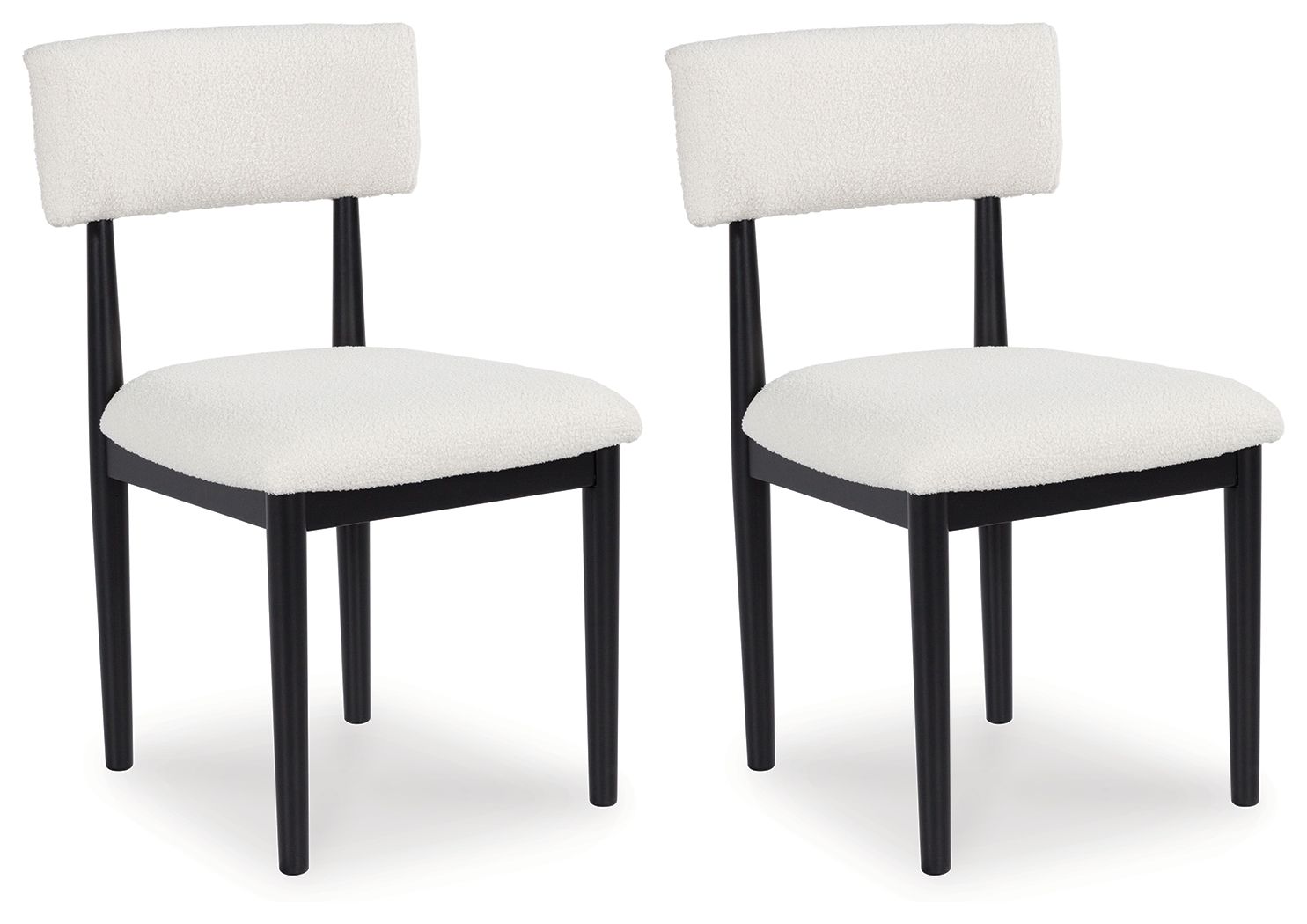 Xandrum - White / Black - Dining Upholstered Side Chair (Set of 2) - Urban Living Furniture (Los Angeles, CA)