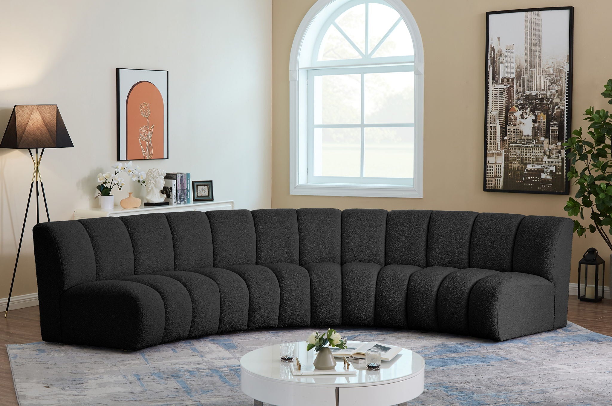 Infinity - 4 Piece Boucle Modular Sectional - Urban Living Furniture (Los Angeles, CA)