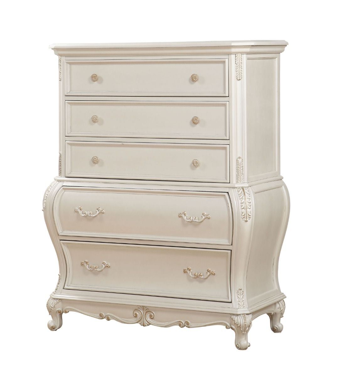 Chantelle - Chest - Pearl White Finish - Urban Living Furniture (Los Angeles, CA)