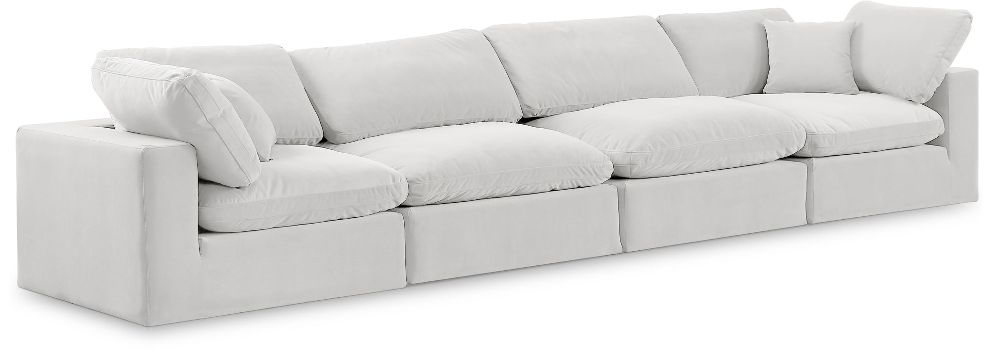 Comfy - Velvet Modular Sofa 4 Seats - Urban Living Furniture (Los Angeles, CA)