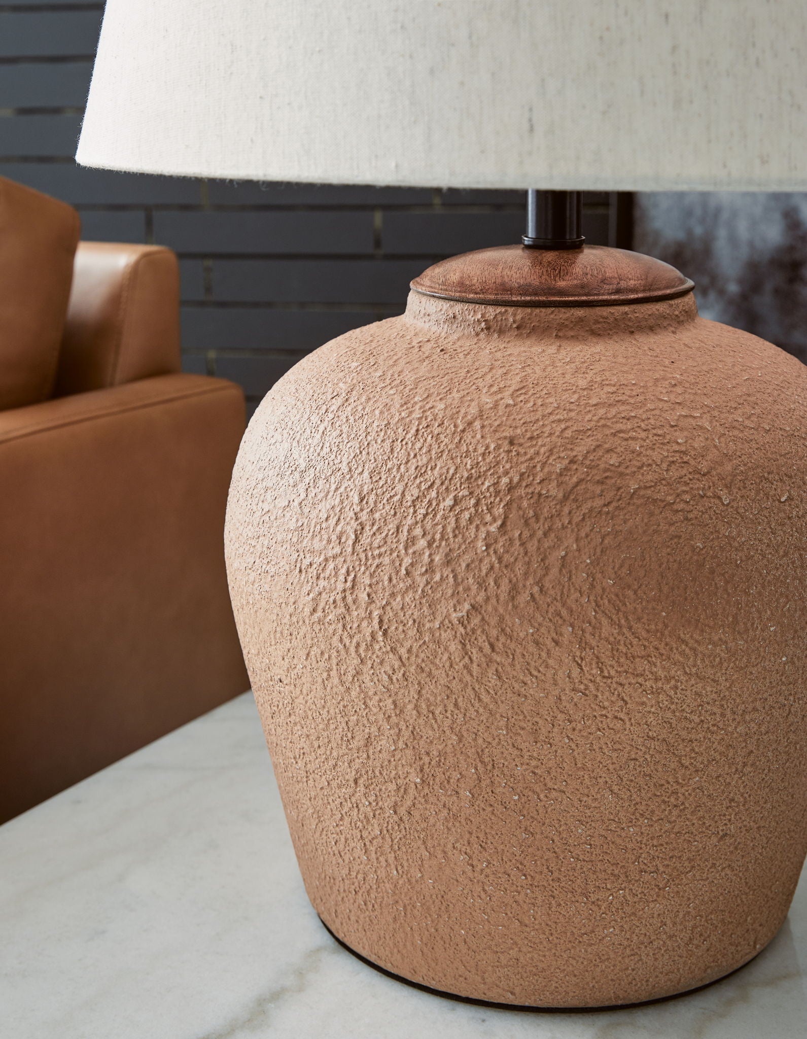 Scantor - Rust - Metal Table Lamp - Urban Living Furniture (Los Angeles, CA)