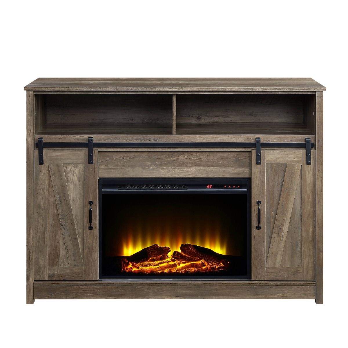 Tobias - 38" Fireplace - Rustic Oak - Urban Living Furniture (Los Angeles, CA)