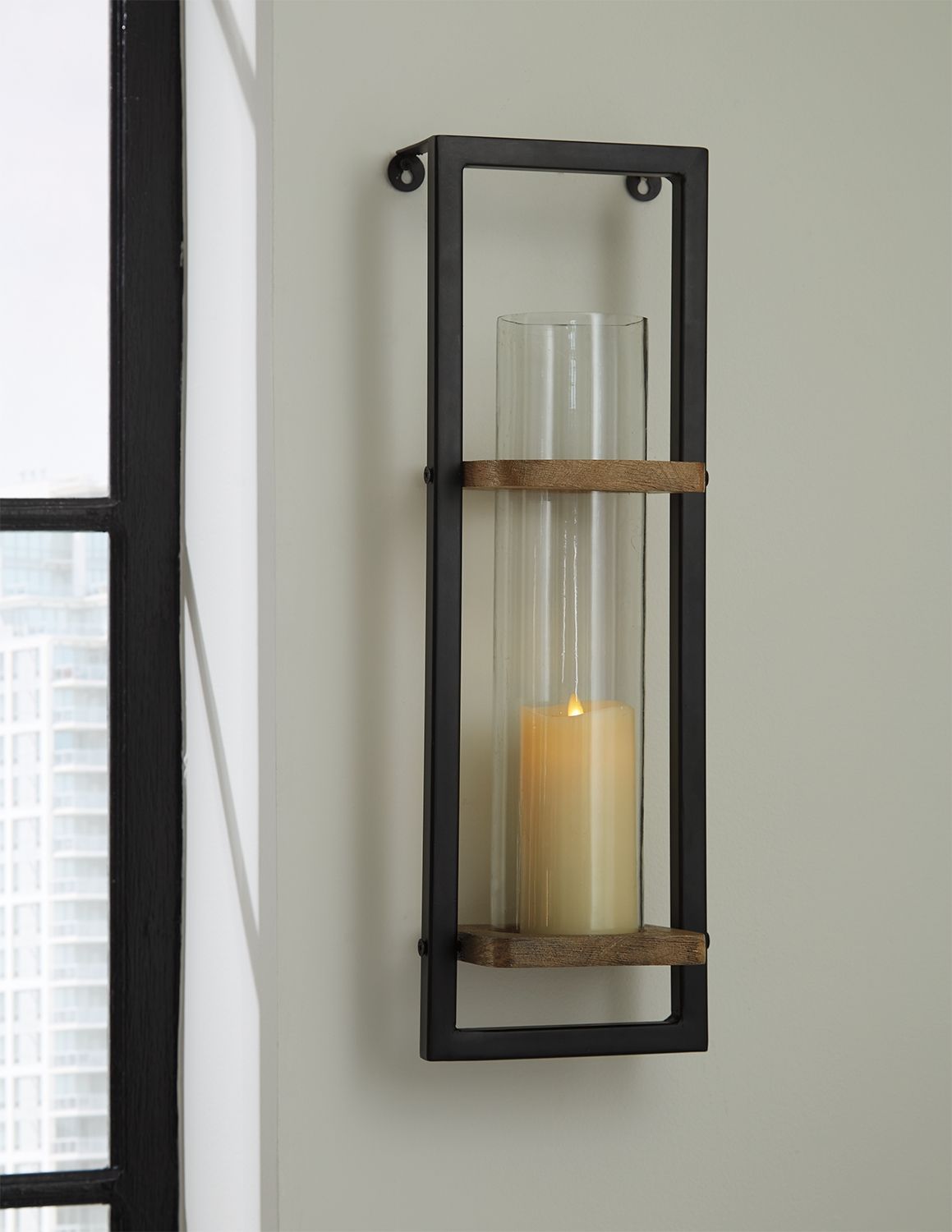 Colburn - Natural / Black - Wall Sconce - Urban Living Furniture (Los Angeles, CA)