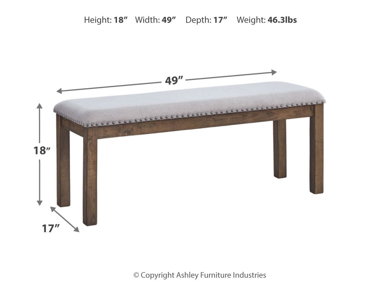 Moriville - Beige - Upholstered Bench - Urban Living Furniture (Los Angeles, CA)