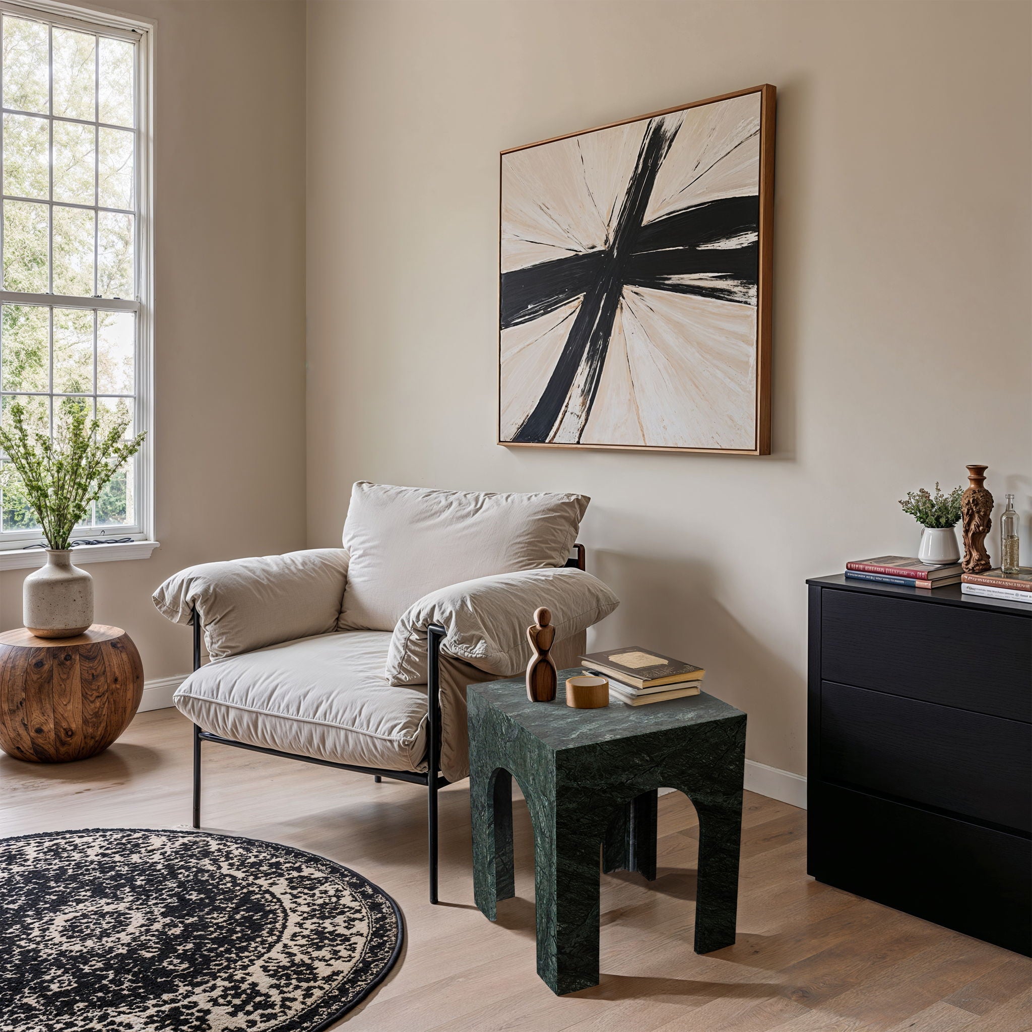 Palermo - Marble End Table - Urban Living Furniture (Los Angeles, CA)