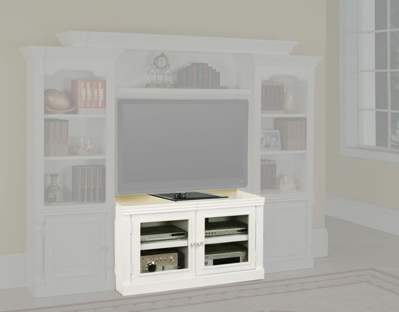 Premier Alpine - X - pandable Console - Cottage White - Urban Living Furniture (Los Angeles, CA)
