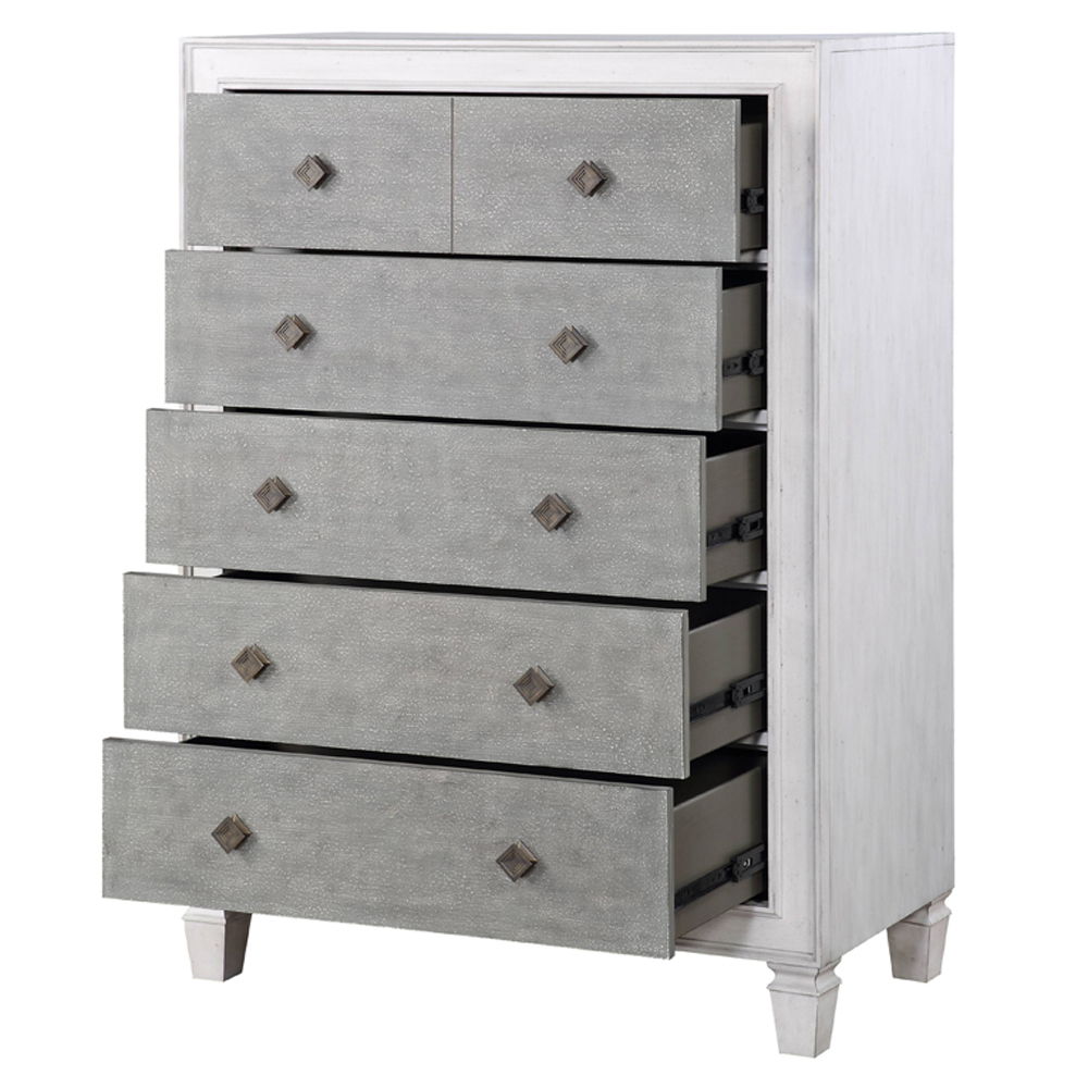 Katia - Chest - Rustic Gray & Weathered White - Urban Living Furniture (Los Angeles, CA)