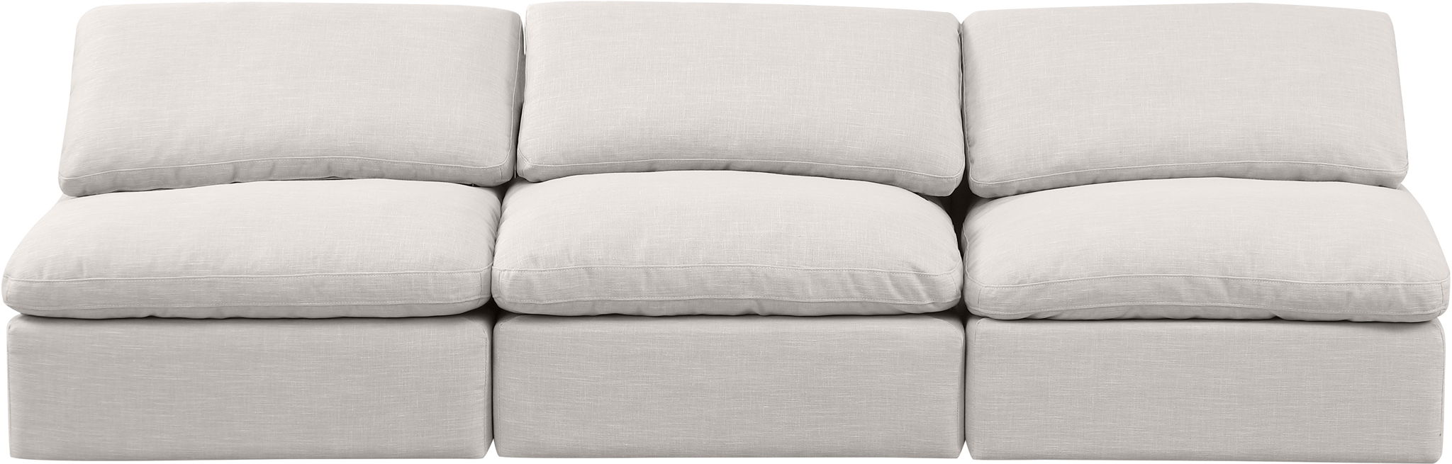 Indulge - Linen 3 Seat Modular Armless Sofa - Urban Living Furniture (Los Angeles, CA)