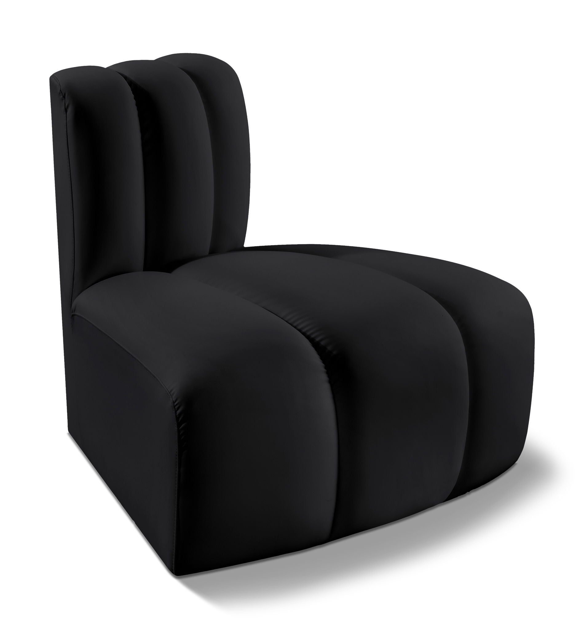 Arc - Faux Leather Reverse Corner Chair - Urban Living Furniture (Los Angeles, CA)