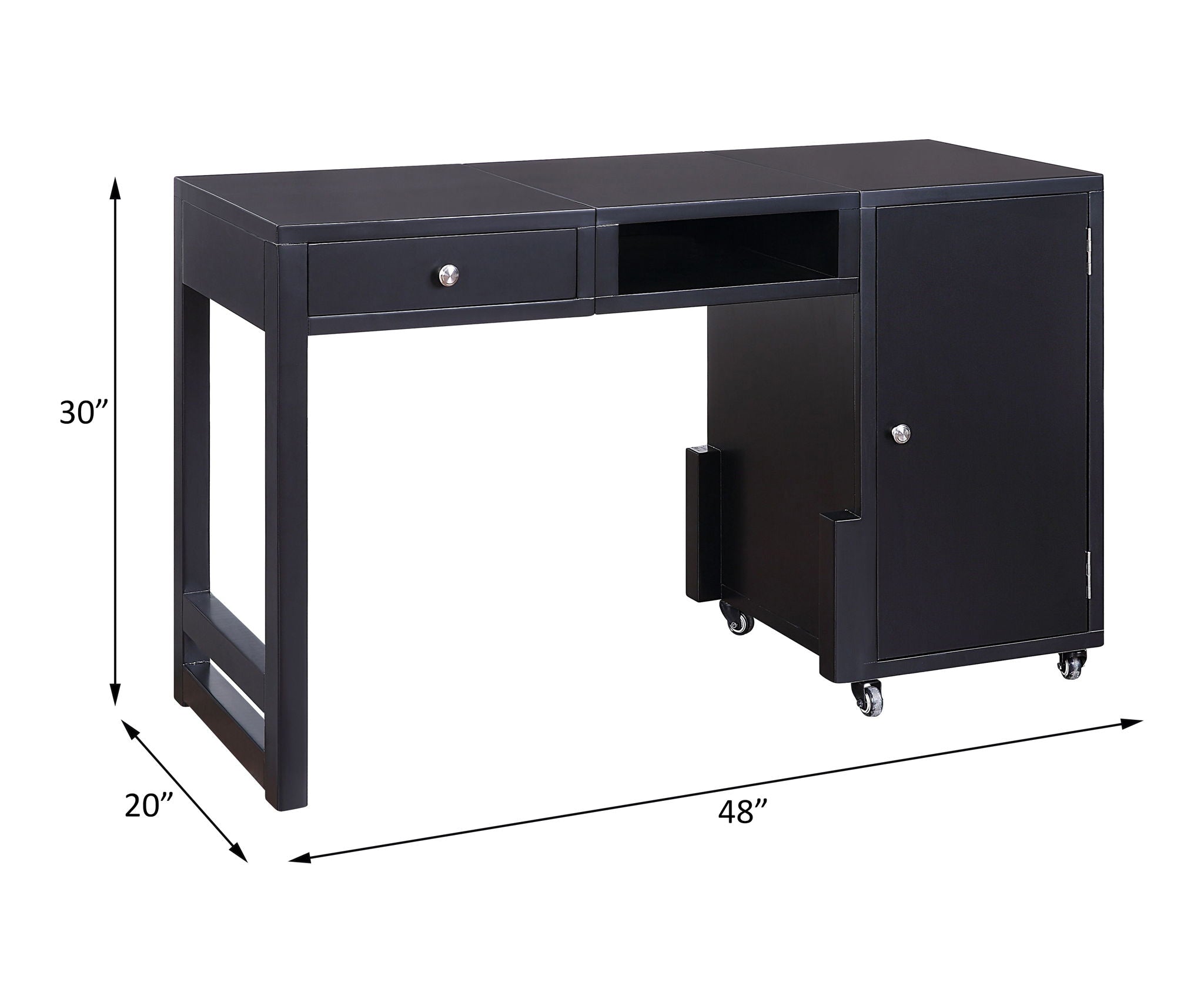 Kaniel - Desk (Convertible) - Black - Urban Living Furniture (Los Angeles, CA)
